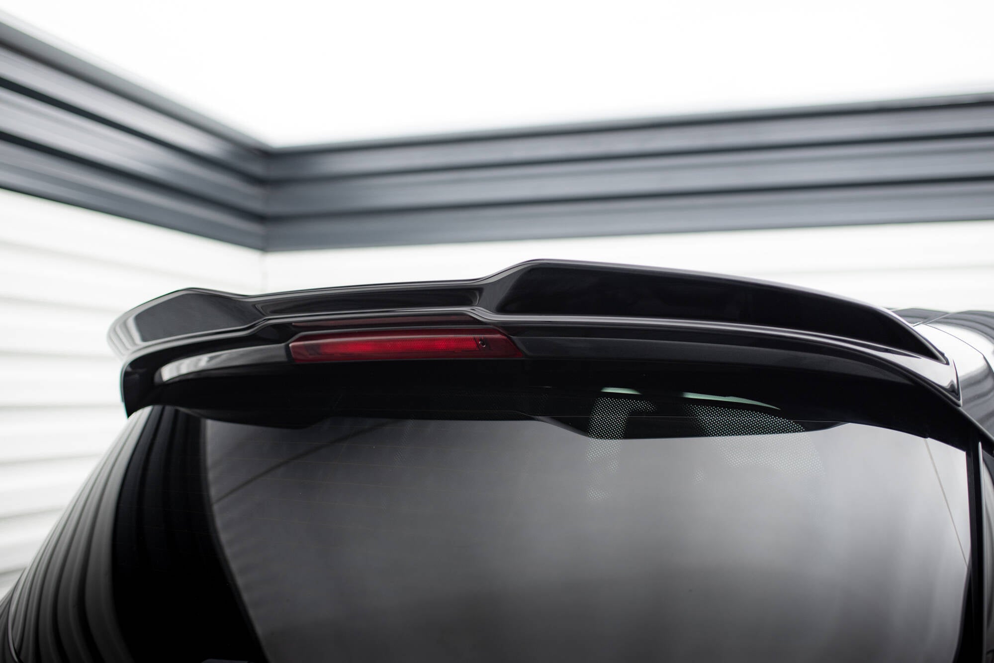 Maxton Design Spoiler CAP 3D passend für Ford S-Max ST-Line Mk2 Facelift schwarz Hochglanz