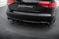 Maxton Design Diffusor Heck Ansatz passend für Audi A4 B8 (Doppelauspuff li.)
