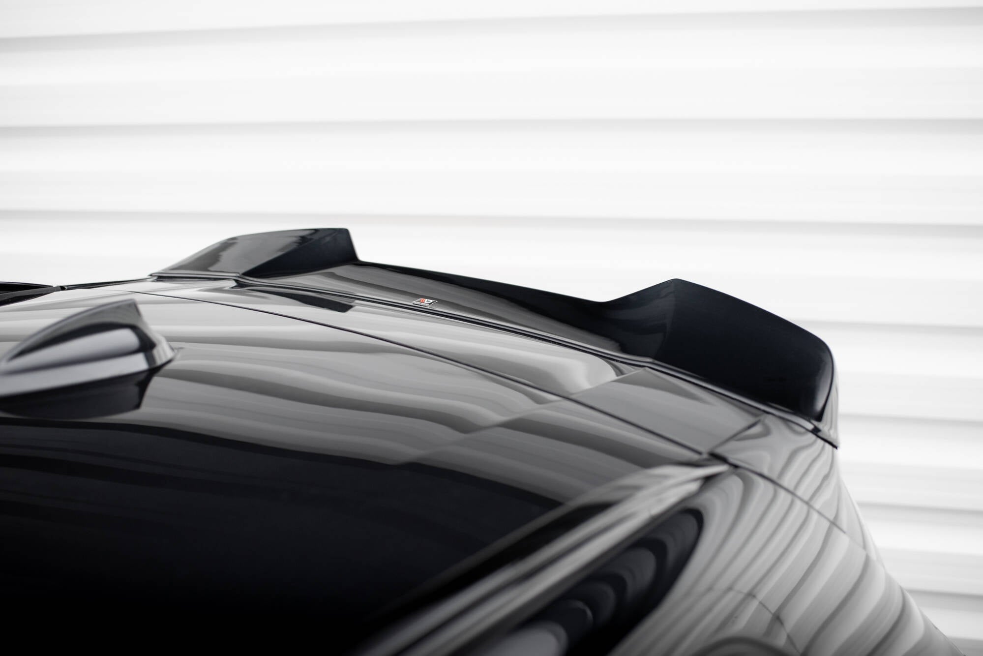 Maxton Design Spoiler CAP 3D passend für BMW X3 M F97 / F97 Facelift schwarz Hochglanz