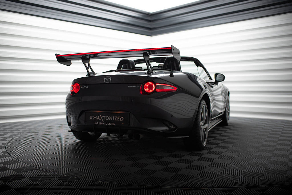 Maxton Design Carbon Spoiler JDM Style + LED Mazda MX-5 ND (Mk4) für Mazda MX-5 Mk4 (ND)