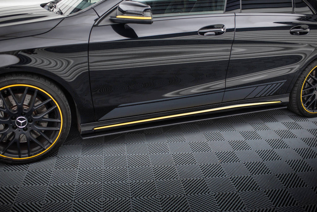 Maxton Design Street Pro Street+ Seitenschweller Leisten passend für Mercedes-AMG CLA 45 C117 Facelift