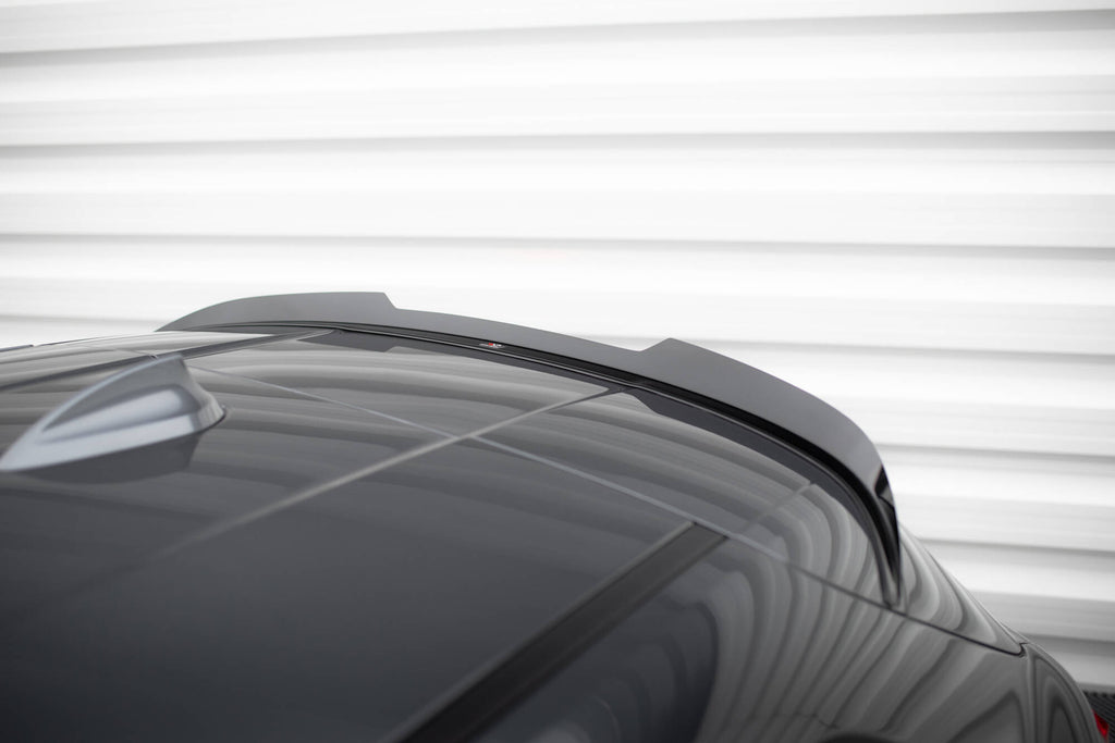 Maxton Design Spoiler CAP V.2 passend für BMW 1er M-Paket F70 schwarz Hochglanz