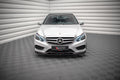 Maxton Design Street+ Spoilerlippe Front Ansatz V.2 passend für Mercedes-Benz E AMG-Line Limousine W212 Facelift schwarz Hochglanz