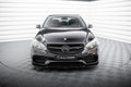 Maxton Design Street+ Spoilerlippe Front Ansatz passend für Mercedes-Benz E63 AMG Limousine W212 Facelift schwarz Hochglanz