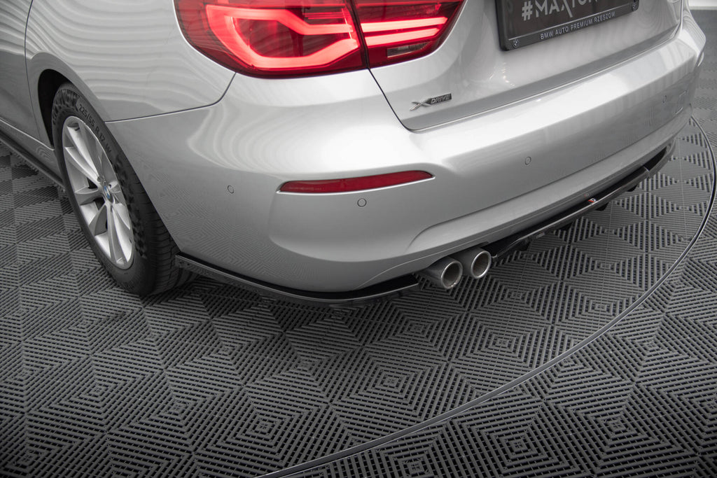 Maxton Design Street+ Mittlerer Diffusor RACE passend für BMW 3er GT F34 Facelift schwarz Hochglanz