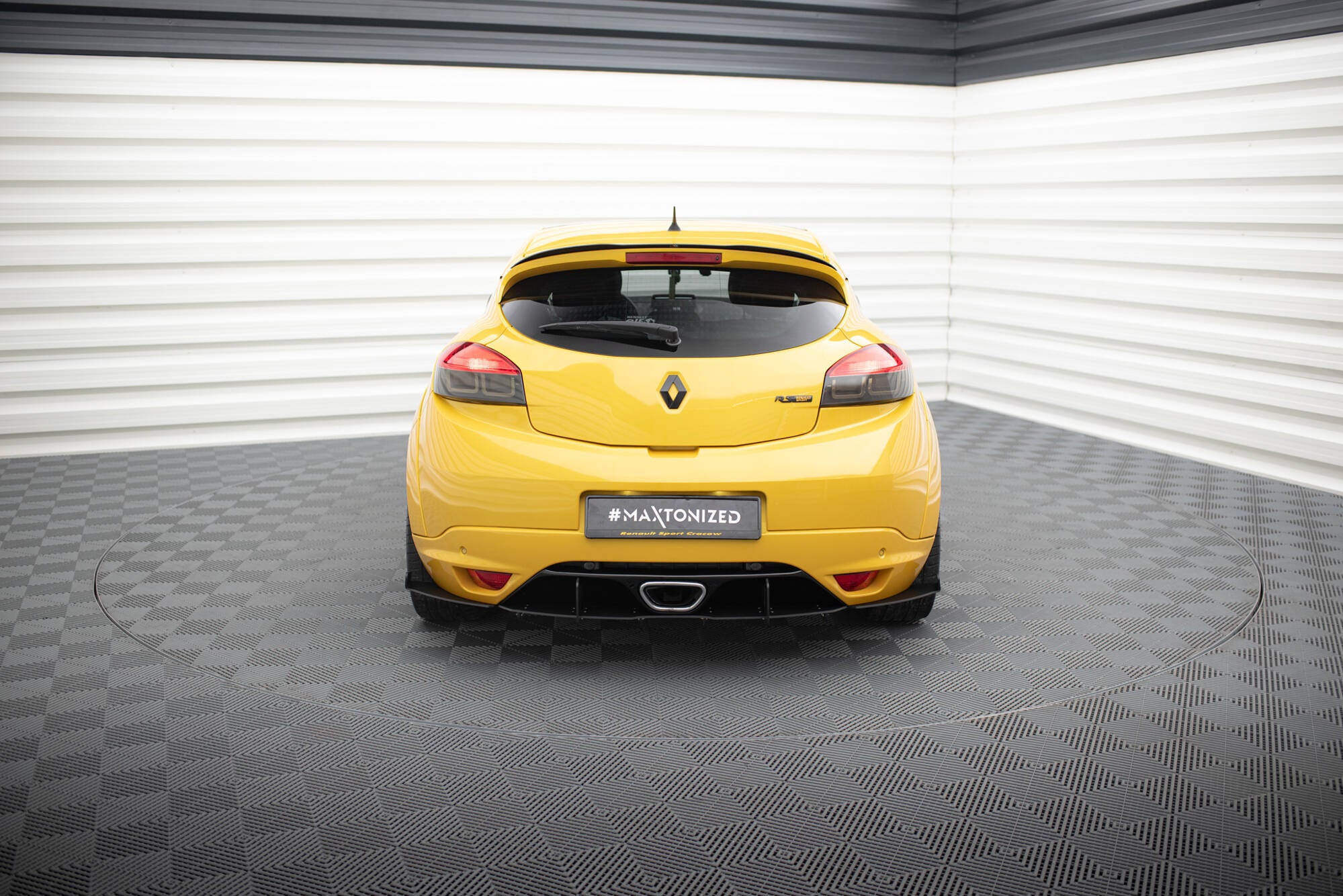 Maxton Design Diffusor Heck Ansatz passend für Heckschürze passend für RENAULT MEGANE MK3 RS