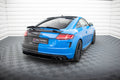 Maxton Design Heckansatz Audi TT S 8S Facelift schwarz Hochglanz für Audi TT