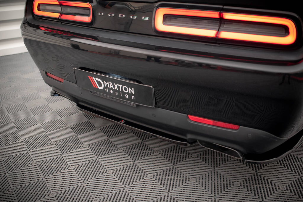 Maxton Design Heckansatz Dodge Challenger GT Mk3 Facelift schwarz Hochglanz für Dodge Challenger MK3 Facelift