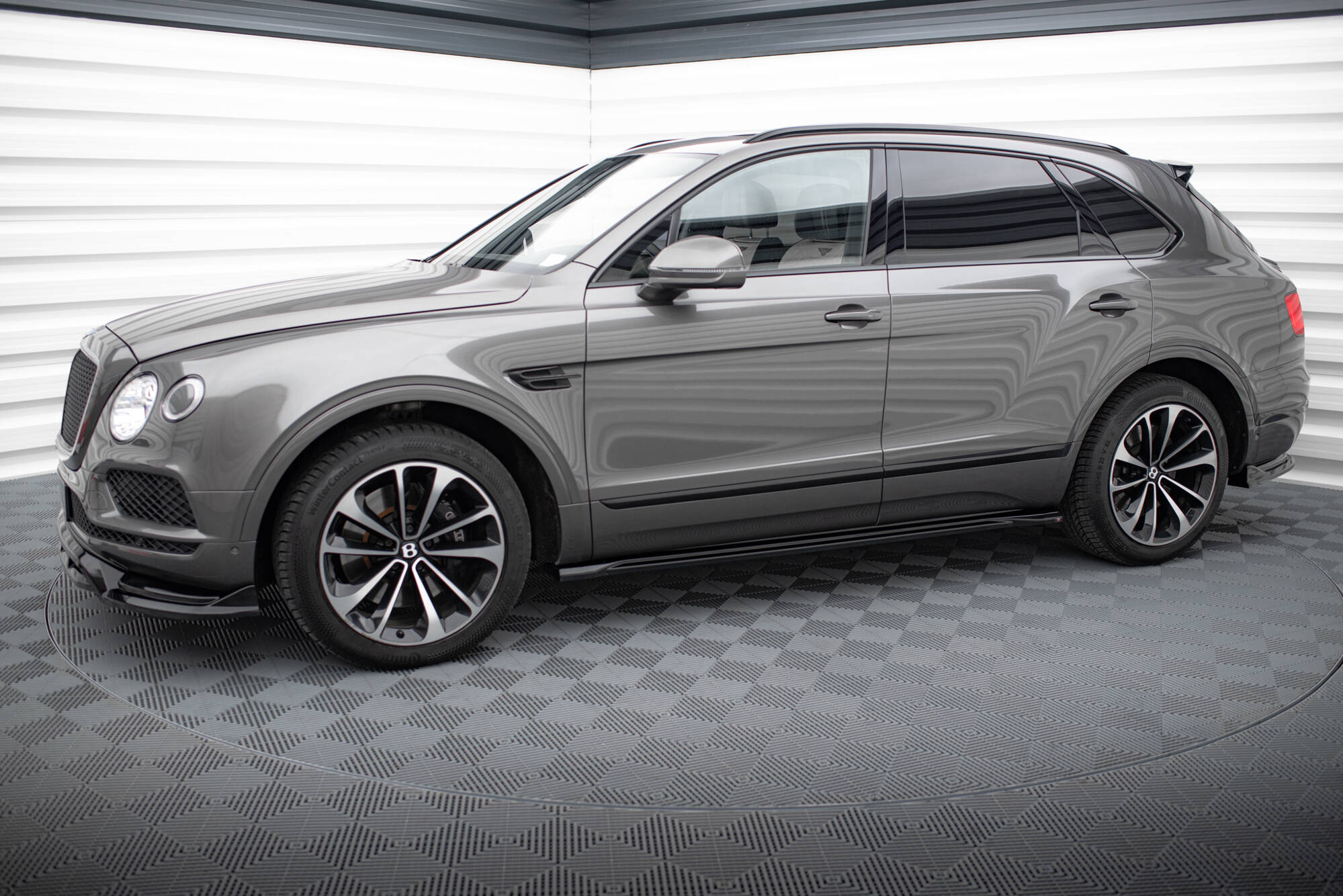 Maxton Design Street+ Seitenschweller Leisten passend für Bentley Bentayga Mk1 schwarz Hochglanz