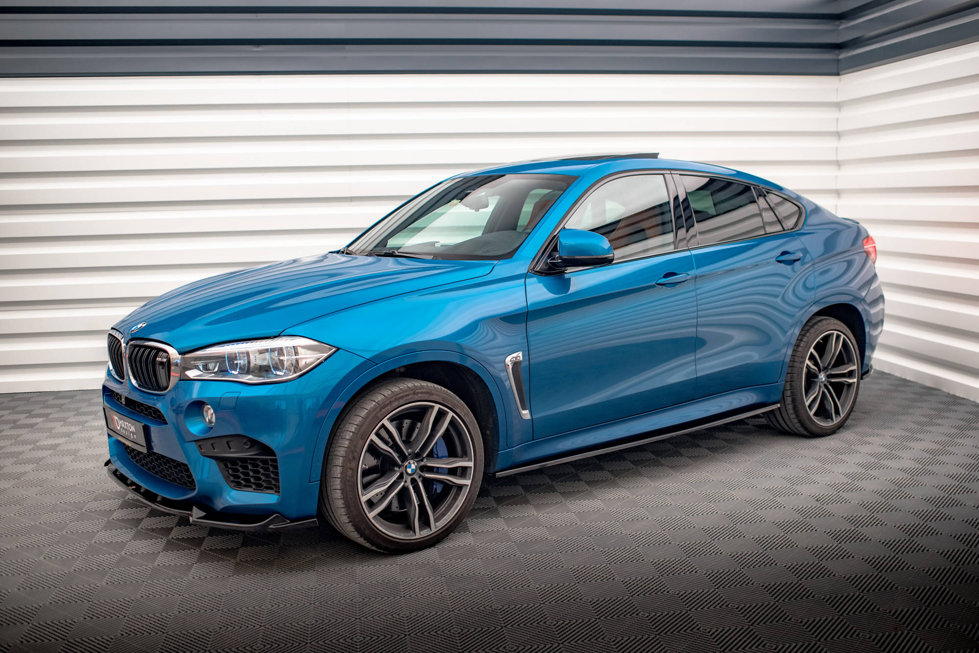 Maxton Design Street+ Seitenschweller Leisten passend für BMW X6 M F86 schwarz Hochglanz