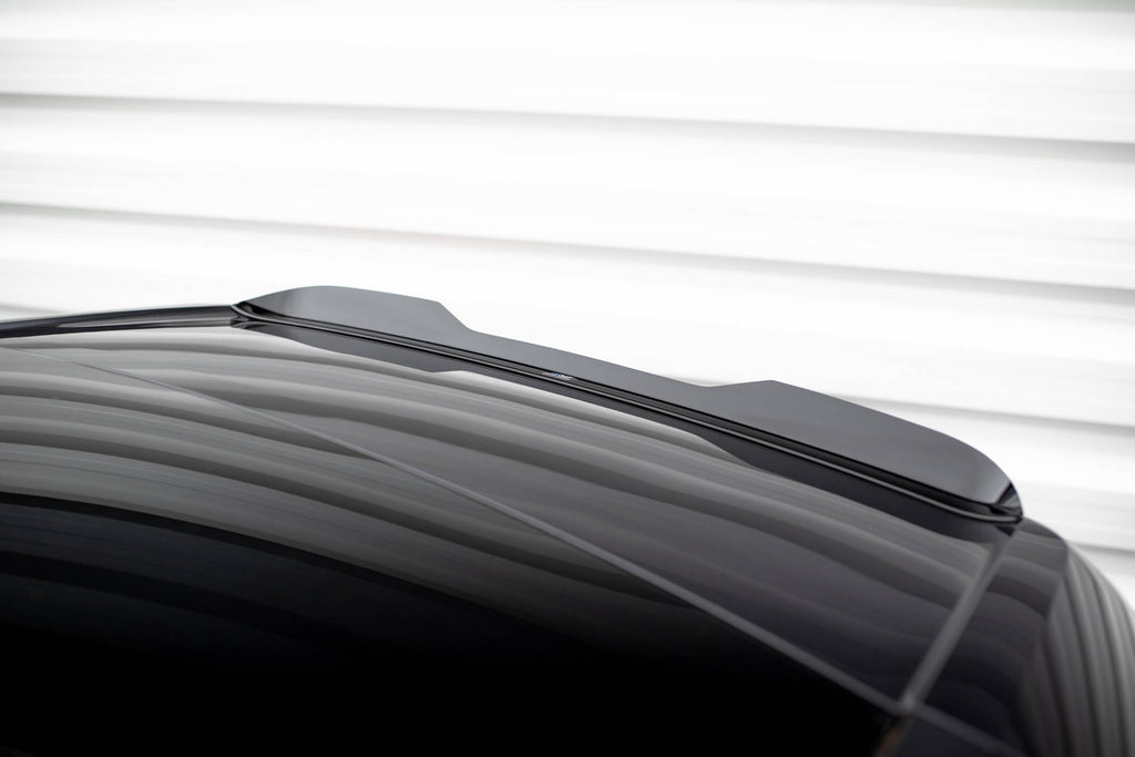Maxton Design Spoiler CAP passend für BMW iX M-Paket i20 / I20 Facelift schwarz Hochglanz