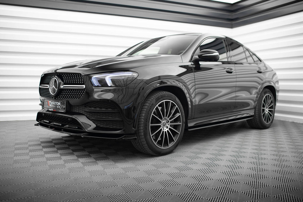 Maxton Design Street+ Seitenschweller Leisten passend für Mercedes-AMG / AMG-Line GLE Coupe C167 / C167 Facelift schwarz Hochglanz