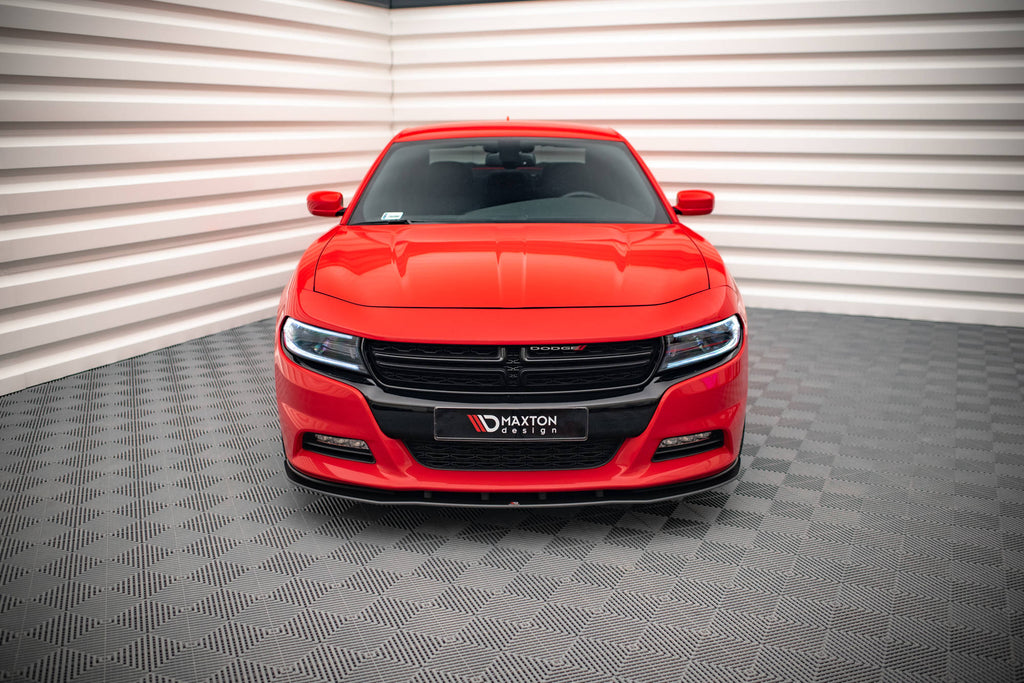 Maxton Design Street Pro Street+ Spoilerlippe Front Ansatz passend für Dodge Charger RT Mk7 Facelift