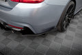 Maxton Design Street Pro Heck Ansatz Flaps Diffusor + Flaps passend für BMW 4er35i Coupe M-Paket F32 schwarz Hochglanz
