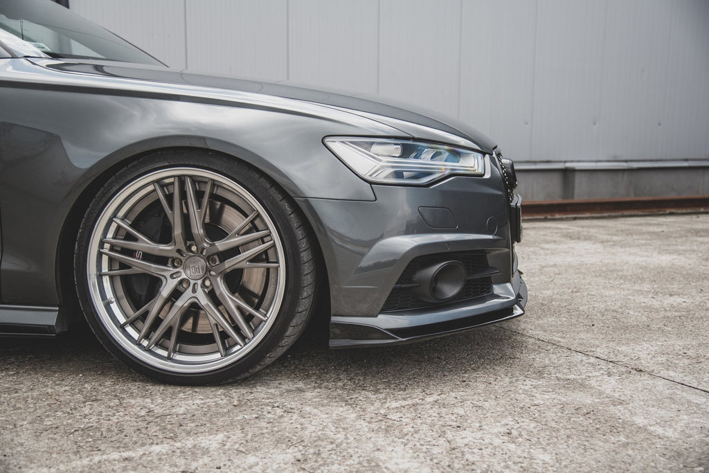 Maxton Design Street+ Spoilerlippe Front Ansatz passend für Audi A6 / A6 C7 S-line/ S6 C7 Facelift