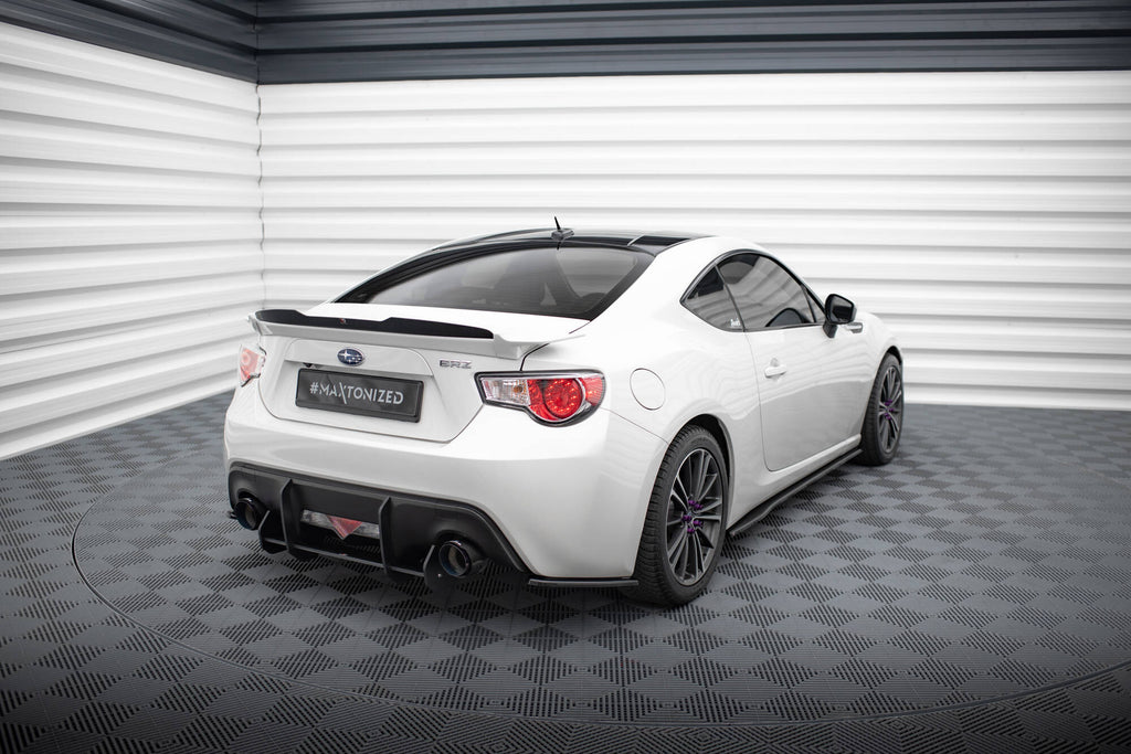 Maxton Design Spoiler CAP passend für Subaru BRZ Mk1 / Mk1 Facelift schwarz Hochglanz