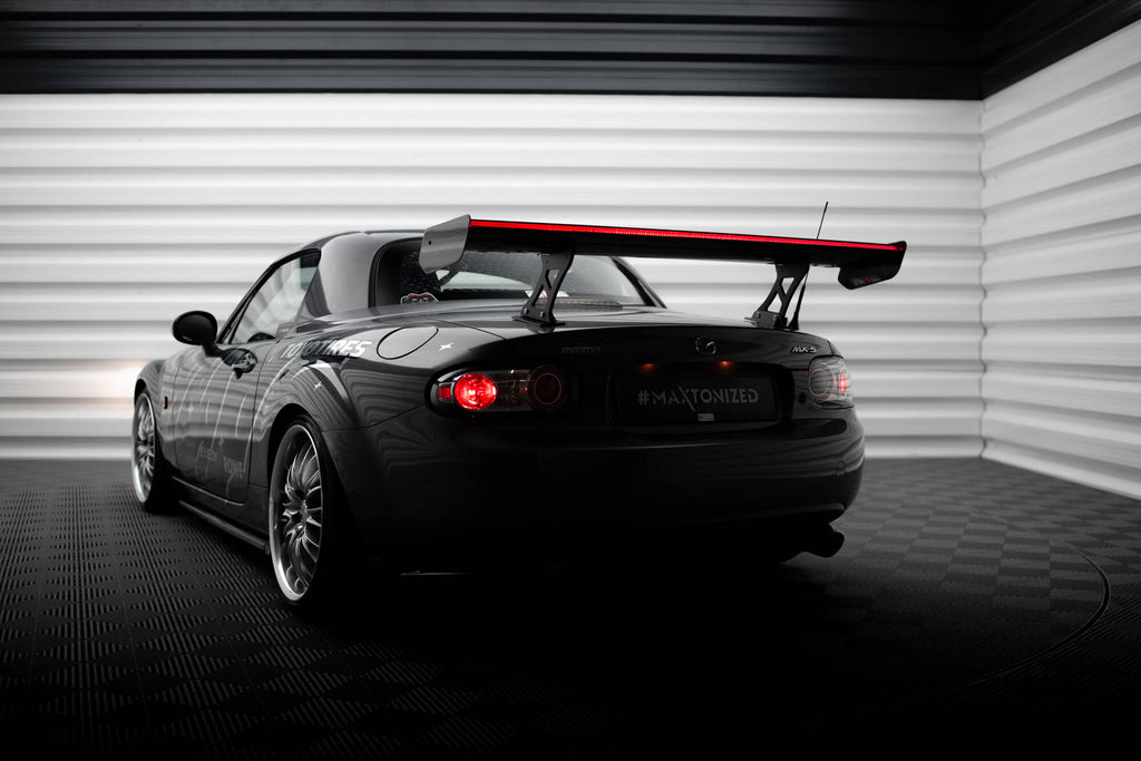 Maxton Design Carbon Spoiler+ LED Mazda MX5 Hardtop NC(MK3) für Mazda MX-5 Mk3 (NC)