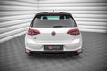 Maxton Design Heck Ansatz Flaps Diffusor V.3 passend für VW Golf R Mk7 schwarz Hochglanz