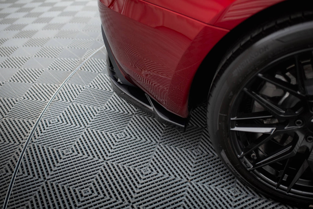 Maxton Design Street+ Mittlerer Diffusor RACE V.2 passend für Tesla Model 3 Project HighlandFacelift schwarz Hochglanz