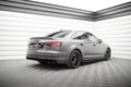 Maxton Design Spoiler CAP V.2 passend für Audi S4 / A4 Standard / S-Line / Competition Limousine B9 / B9 Facelift schwarz Hochglanz