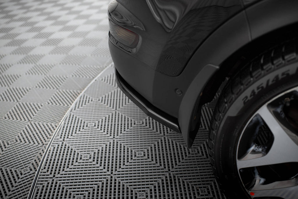 Maxton Design Heck Ansatz Flaps Diffusor passend für KIA SPORTAGE mk4 GT-Line schwarz Hochglanz