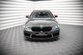 Maxton Design Street+ Spoilerlippe Front Ansatz V.3 passend für BMW M5 F90 Facelift schwarz Hochglanz