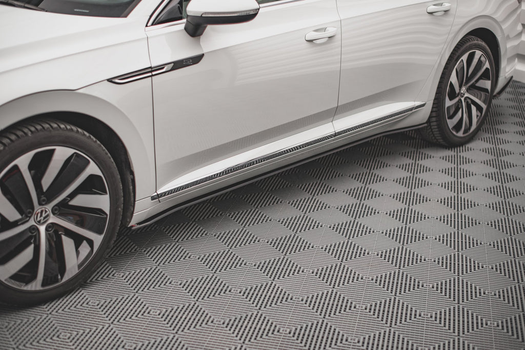 Maxton Design Street Pro Street+ Seitenschweller Leisten passend für V.1 passend für VW Arteon R/ R-Line Limousine / Shooting Brake Mk1 Facelift