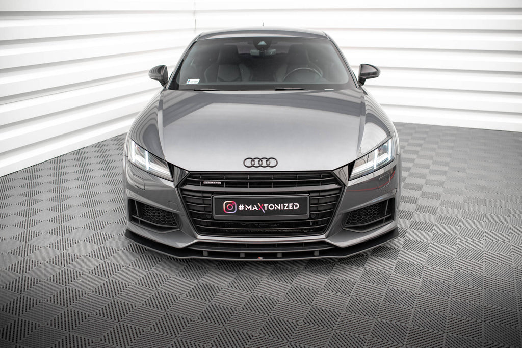 Maxton Design Street Pro Street+ Spoilerlippe Front Ansatz passend für Audi TT S / S-Line 8S