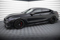 Maxton Design Street+ Seitenschweller Leisten V.2 passend für BMW M8 Gran Coupe F93 / 8 Gran Coupe M-Paket G16 schwarz Hochglanz