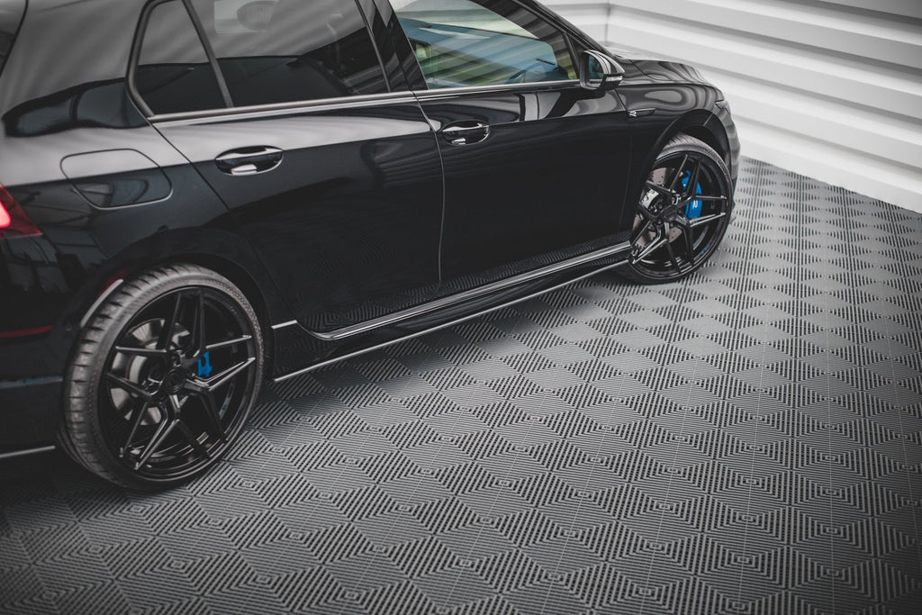 Maxton Design Street Pro Street+ Seitenschweller Leisten passend für VW Golf R Hatchback Mk8 Facelift