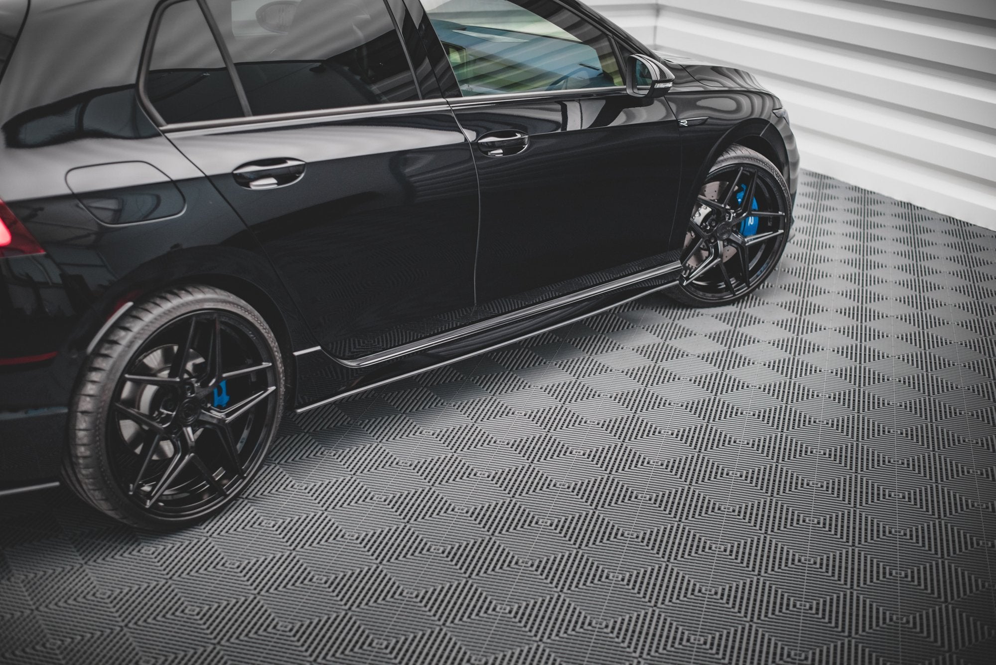 Maxton Design Street Pro Street+ Seitenschweller Leisten passend für VW Golf R Hatchback Mk8 Facelift