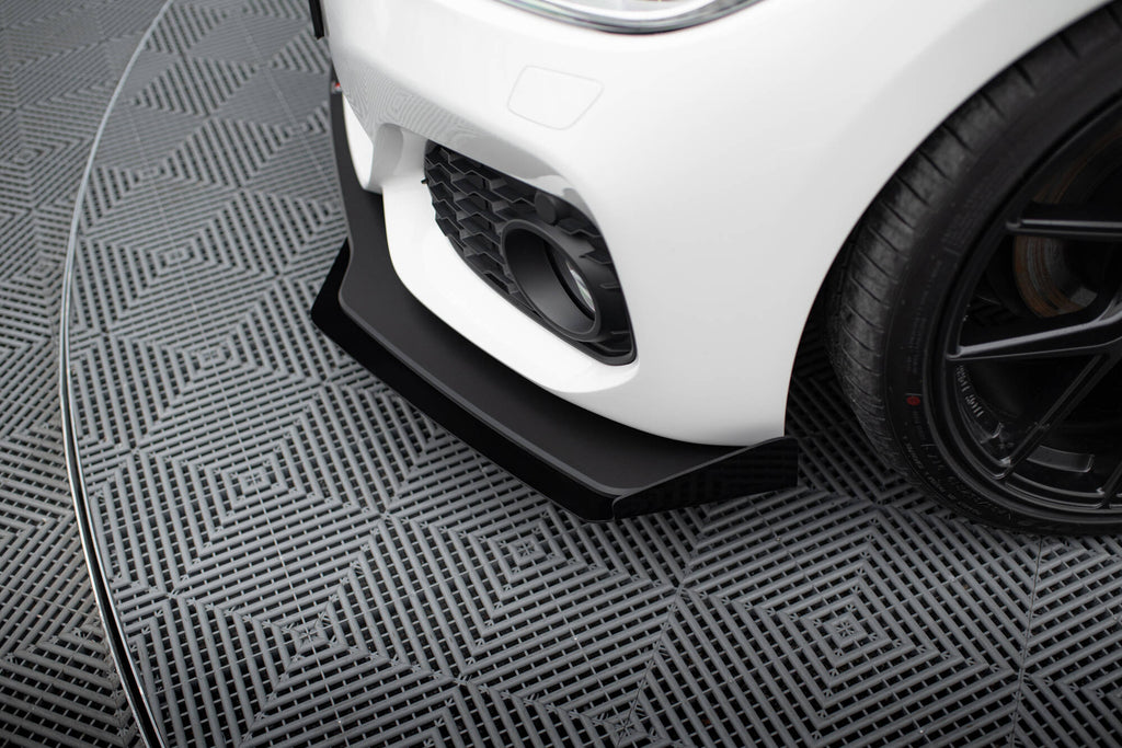 Maxton Design Flaps BMW 1er F20 M-Paket Facelift / M140i schwarz Hochglanz für BMW 1er F20- F21 FL