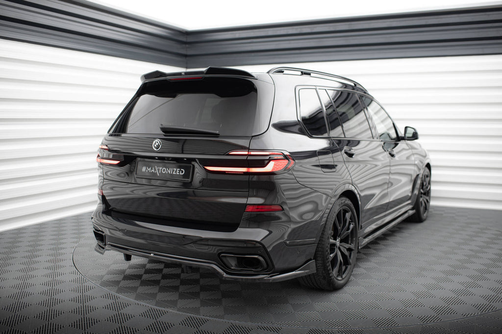 Maxton Design Spoiler CAP 3D passend für BMW X7 M-Paket G07 schwarz Hochglanz