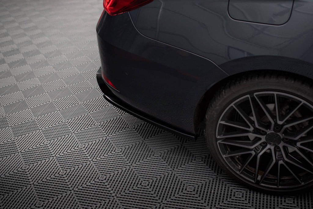 Maxton Design Heck Ansatz Flaps Diffusor V.2 passend für Seat Leon ST FR Mk4 schwarz Hochglanz