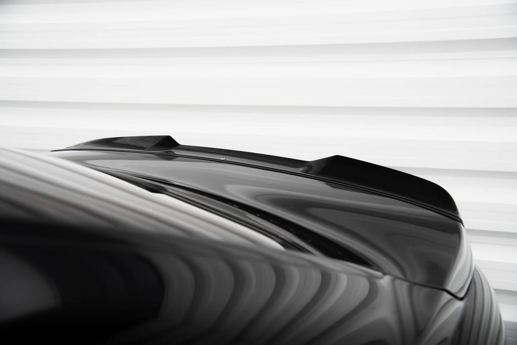 Maxton Design Spoiler CAP 3D passend für BMW 7 E65 schwarz Hochglanz