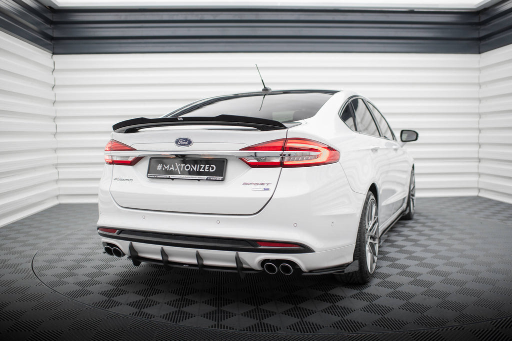 Maxton Design Street Pro Heckschürze passend für Ford Mondeo Sport Mk5 Facelift / Fusion Sport Mk2 Facelift