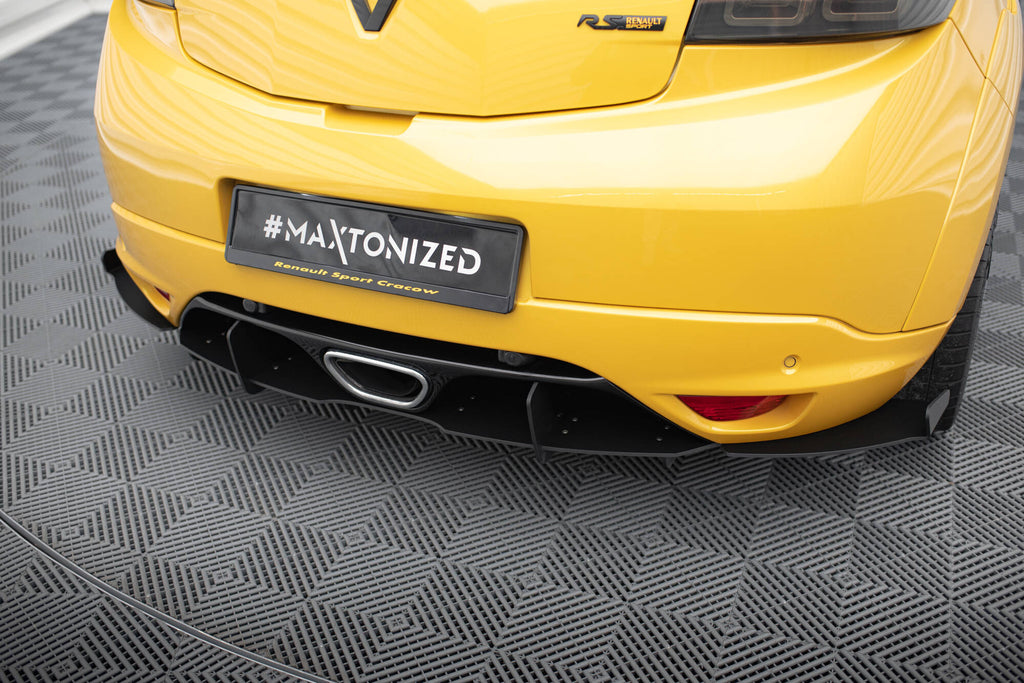 Maxton Design Diffusor Heck Ansatz passend für Heckschürze passend für RENAULT MEGANE MK3 RS
