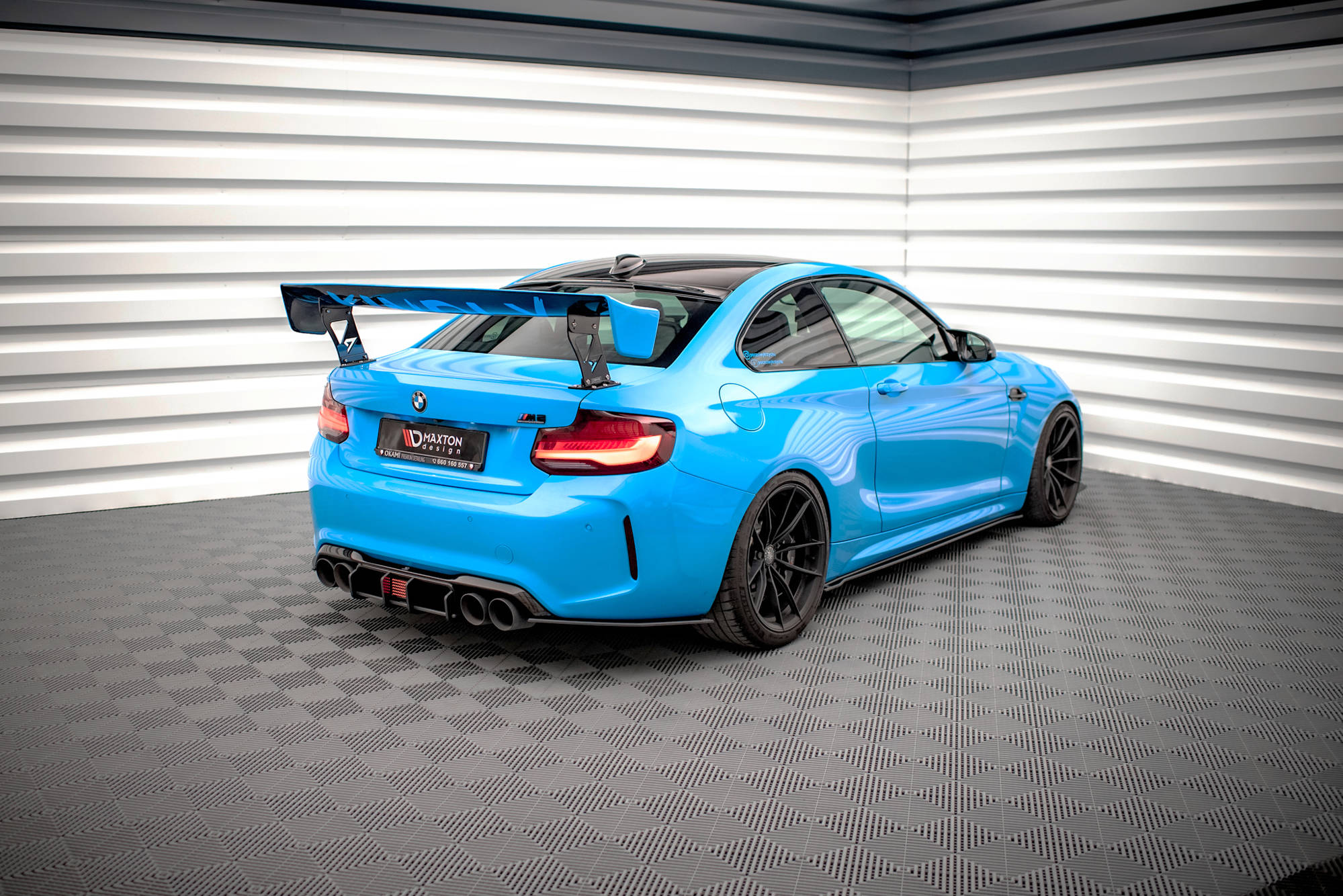 Maxton Design Street Pro Heckschürze passend für BMW M2 F87