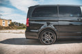 Maxton Design Heck Ansatz Flaps Diffusor V.1 passend für Mercedes-Benz V-Klasse AMG-Line W447 Facelift schwarz Hochglanz