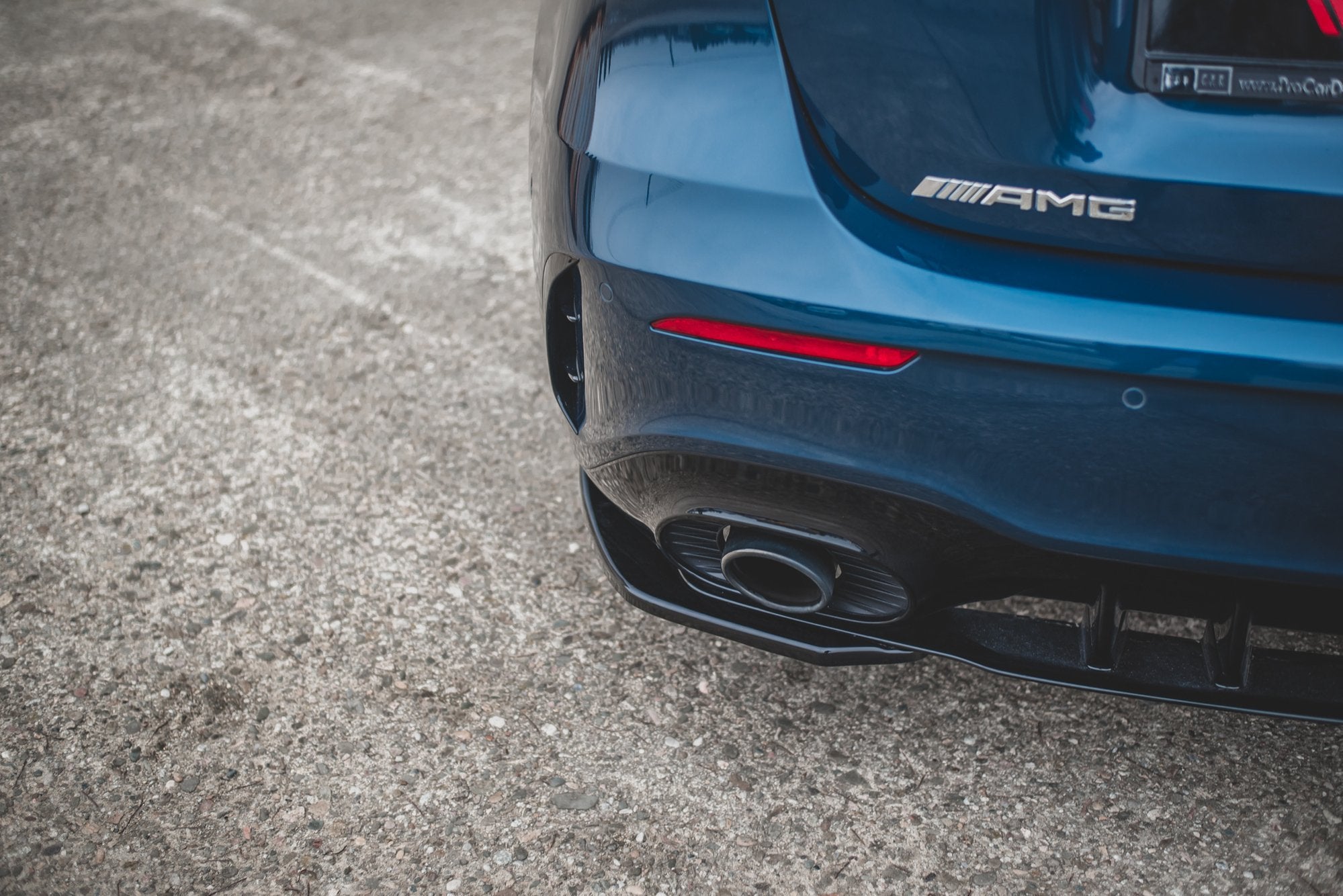 Maxton Design Heck Ansatz Flaps Diffusor passend für Mercedes A35 AMG Aero Hatchback W177 schwarz Hochglanz