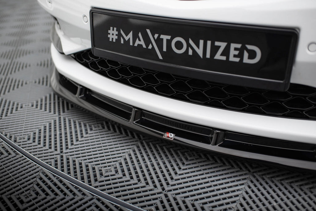 Maxton Design Street+ Spoilerlippe Front Ansatz passend für Opel Cascada schwarz Hochglanz