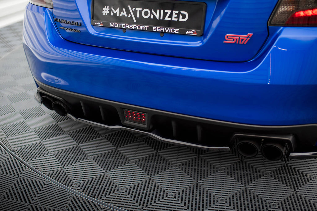 Maxton Design Heckansatz V.2 Subaru WRX STI Mk1 schwarz Hochglanz für Subaru WRX Mk1 [2014 - 2017]