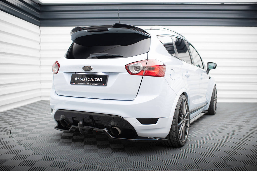 Maxton Design Street+ Mittlerer Diffusor RACE passend für Ford Kuga ST Mk1 schwarz Hochglanz