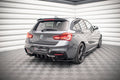 Maxton Design Spoiler CAP V.2 passend für BMW 1er M-Paket / M140i / Standard F20 schwarz Hochglanz
