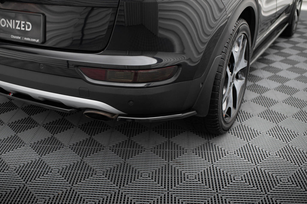 Maxton Design Heck Ansatz Flaps Diffusor passend für KIA SPORTAGE mk4 GT-Line schwarz Hochglanz