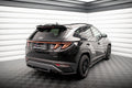 Maxton Design Heck Ansatz Flaps Diffusor passend für Hyundai Tucson Mk4 schwarz Hochglanz