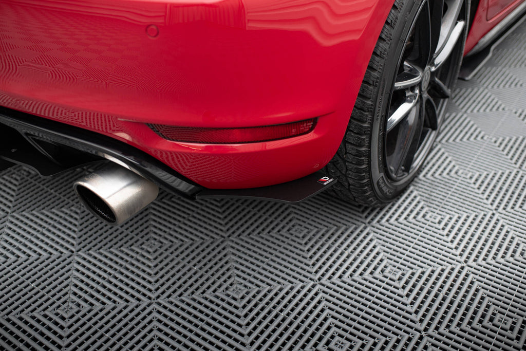 Maxton Design VW GOLF 6 GTI / 35TH Diffusor Heck Ansatz passend für Heckschürze passend für & Heck Ansatz Flaps Diffusor passend für