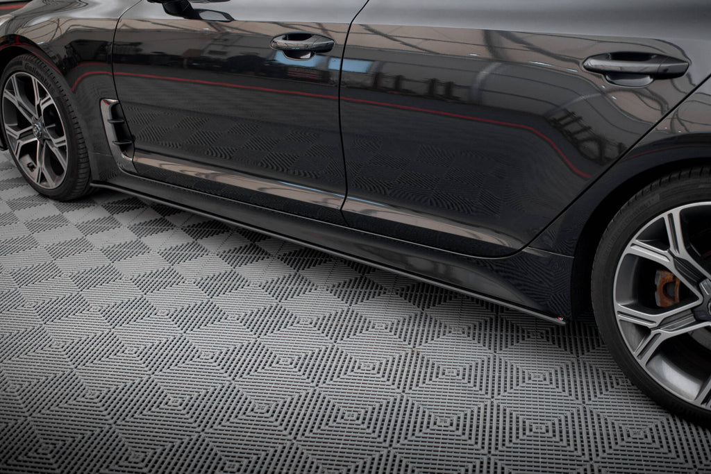 Maxton Design Street Pro Street+ Seitenschweller Leisten passend für Kia Stinger GT / GT-Line / Standard Mk1