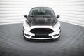 Maxton Design Street+ Spoilerlippe Front Ansatz V.4 passend für Ford Fiesta ST Mk7 Facelift schwarz Hochglanz