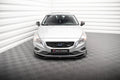 Maxton Design Street+ Spoilerlippe Front Ansatz V.2 passend für Volvo S60 R-Design Mk2 schwarz Hochglanz